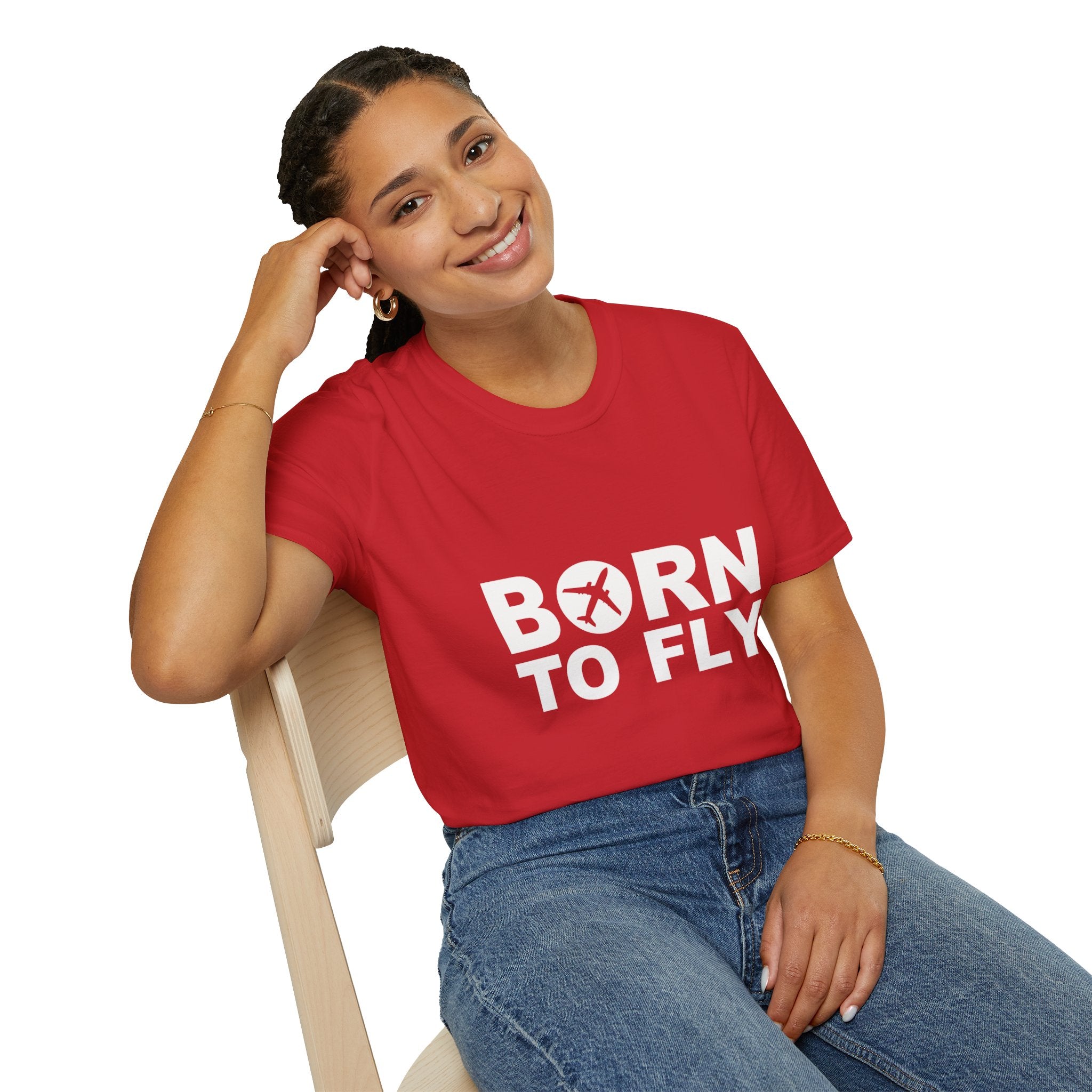 T-shirt Born to fly