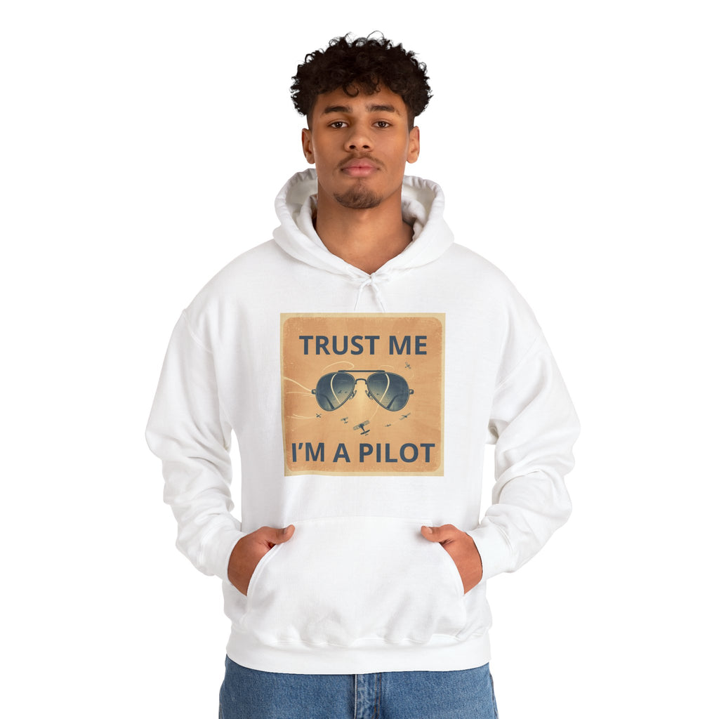 Bluza z kapturem Trust me, I'm a pilot BRAVO