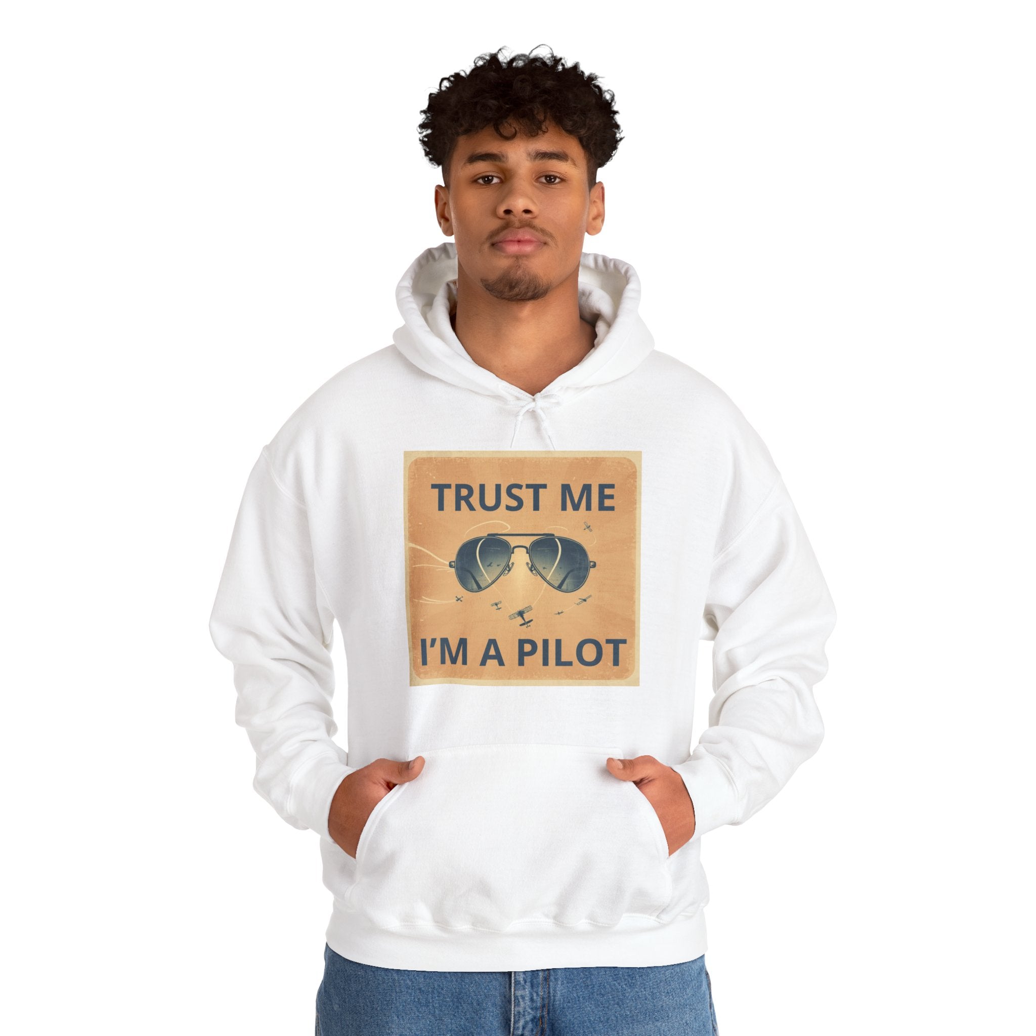 Bluza z kapturem Trust me, I'm a pilot BRAVO