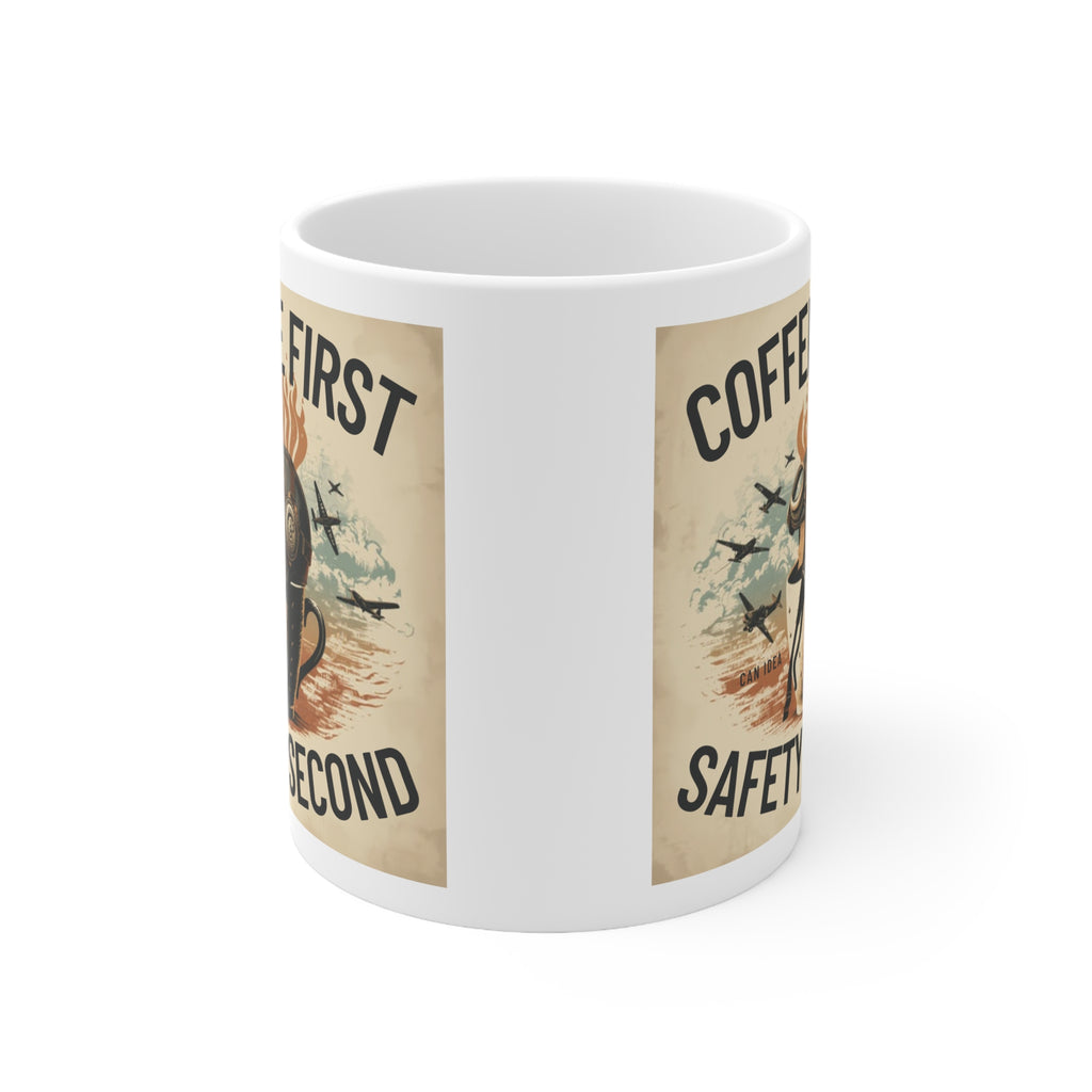 Kubek Coffee first, safety second BRAVO