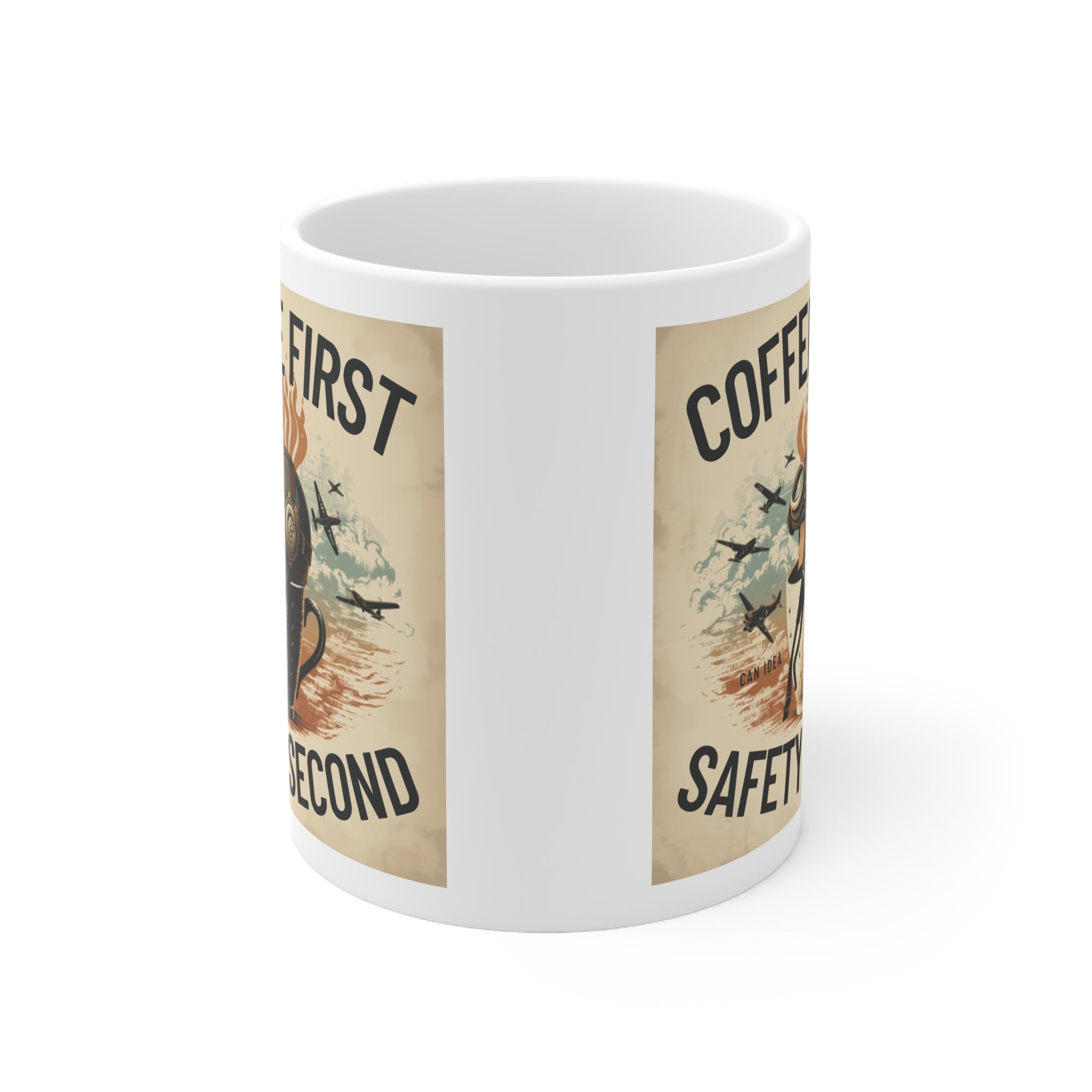 Kubek Coffee first, safety second BRAVO