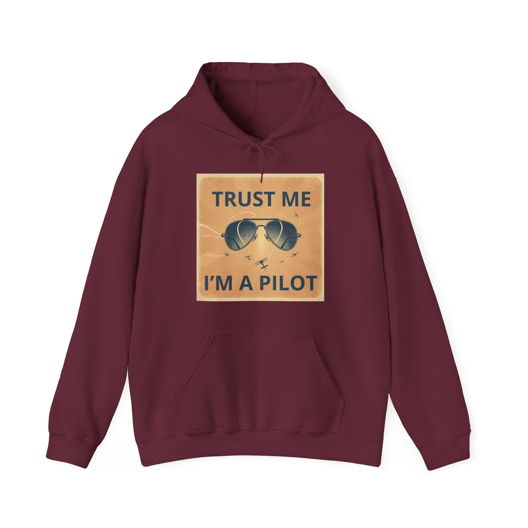 Bluza z kapturem Trust me, I'm a pilot BRAVO