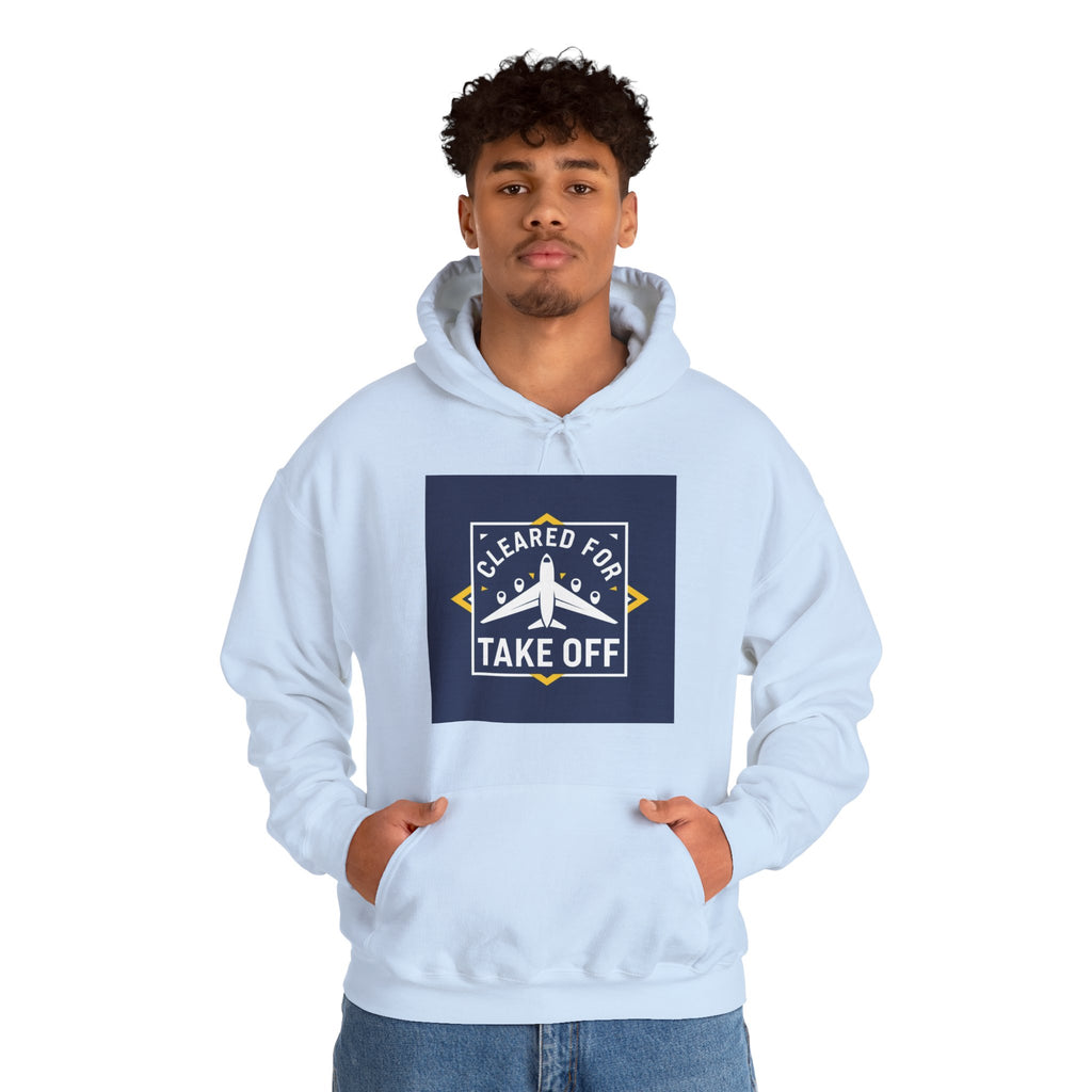 Bluza z kapturem Cleared for take off CHARLIE