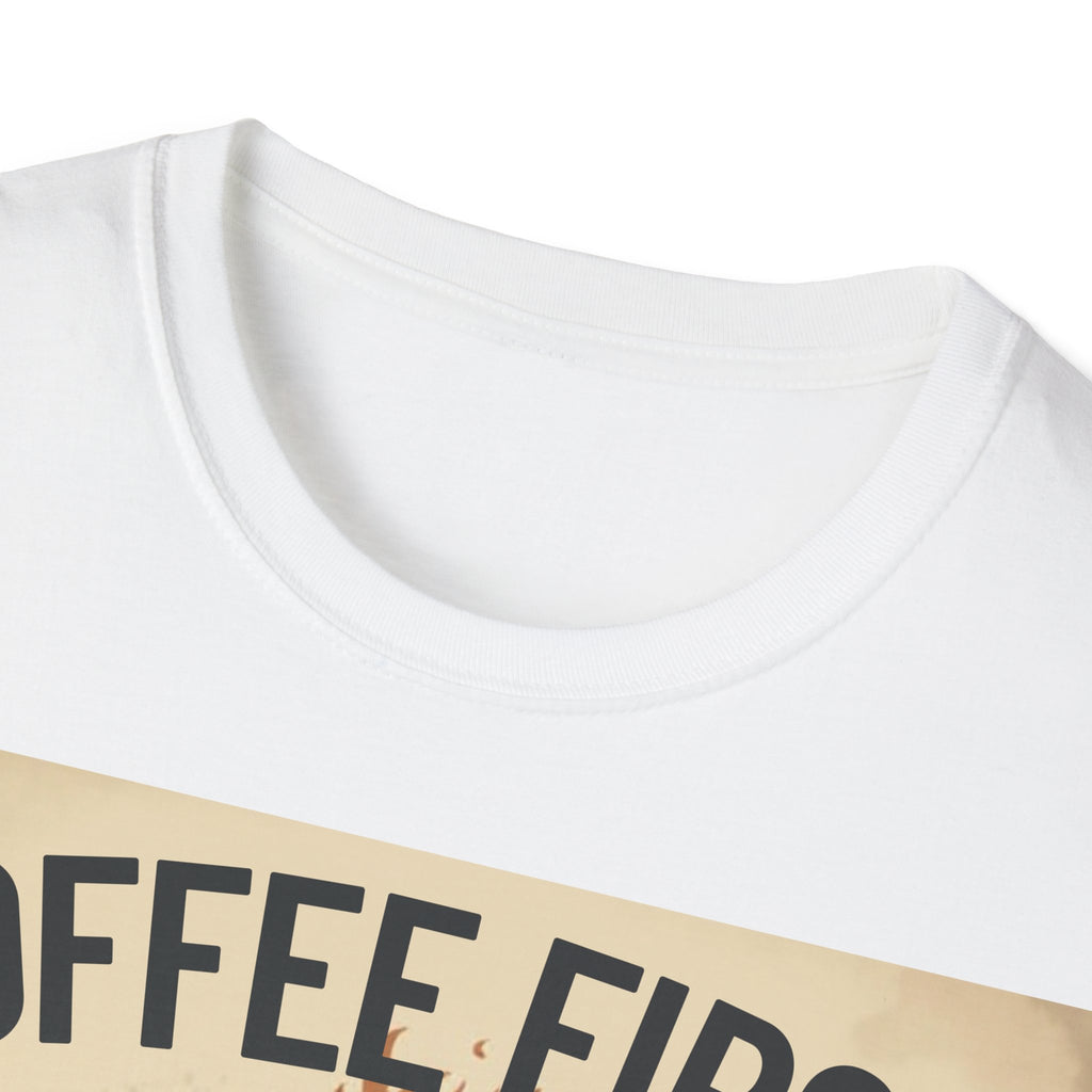 T-shirt Coffee first, safety second BRAVO