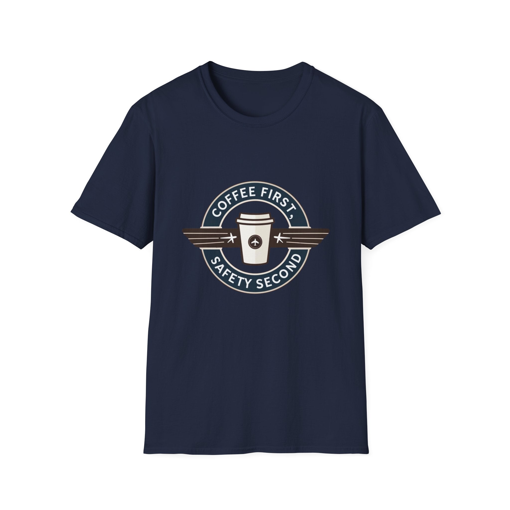 T-shirt Coffee first, safety second ALPHA
