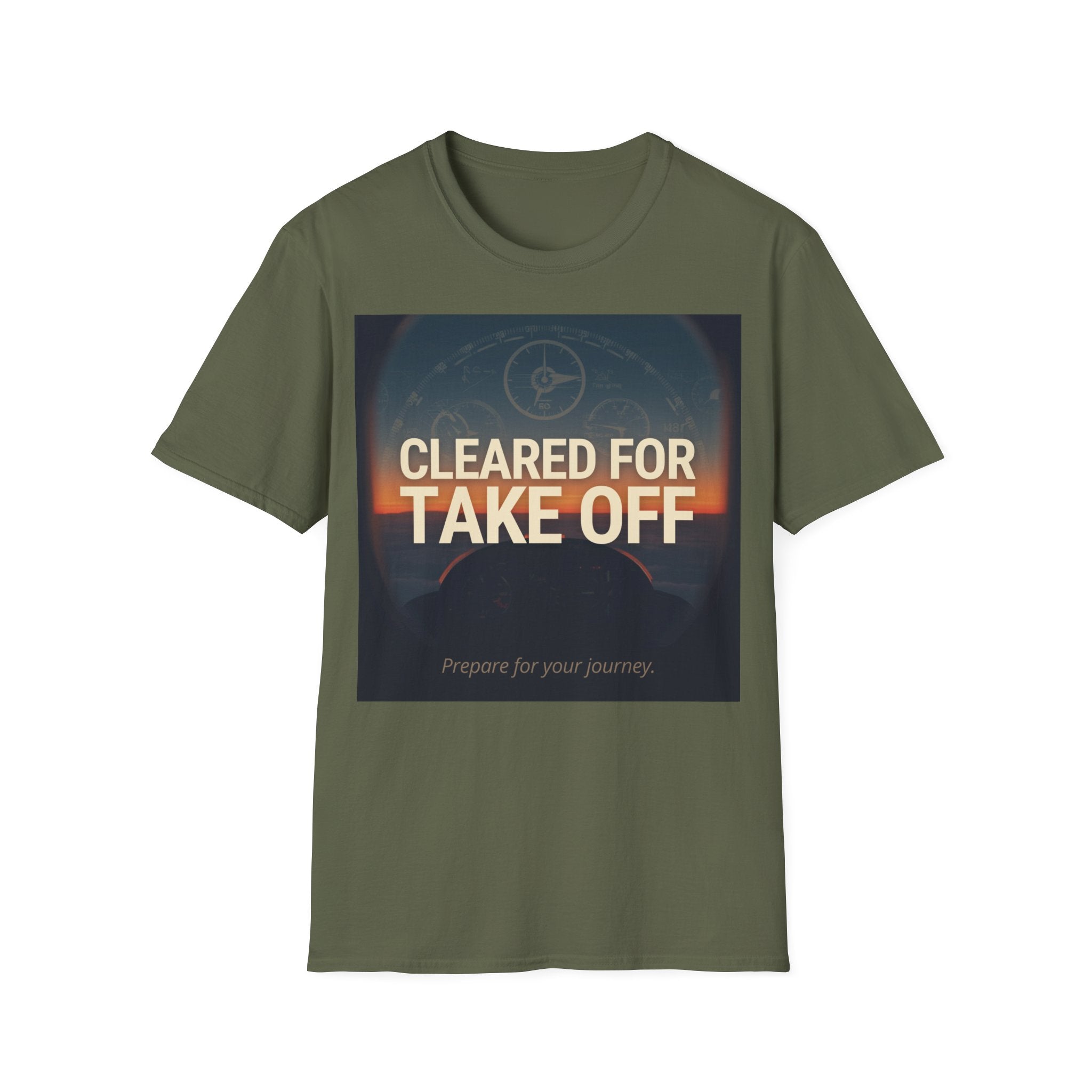 T-shirt Cleared for take off ALPHA
