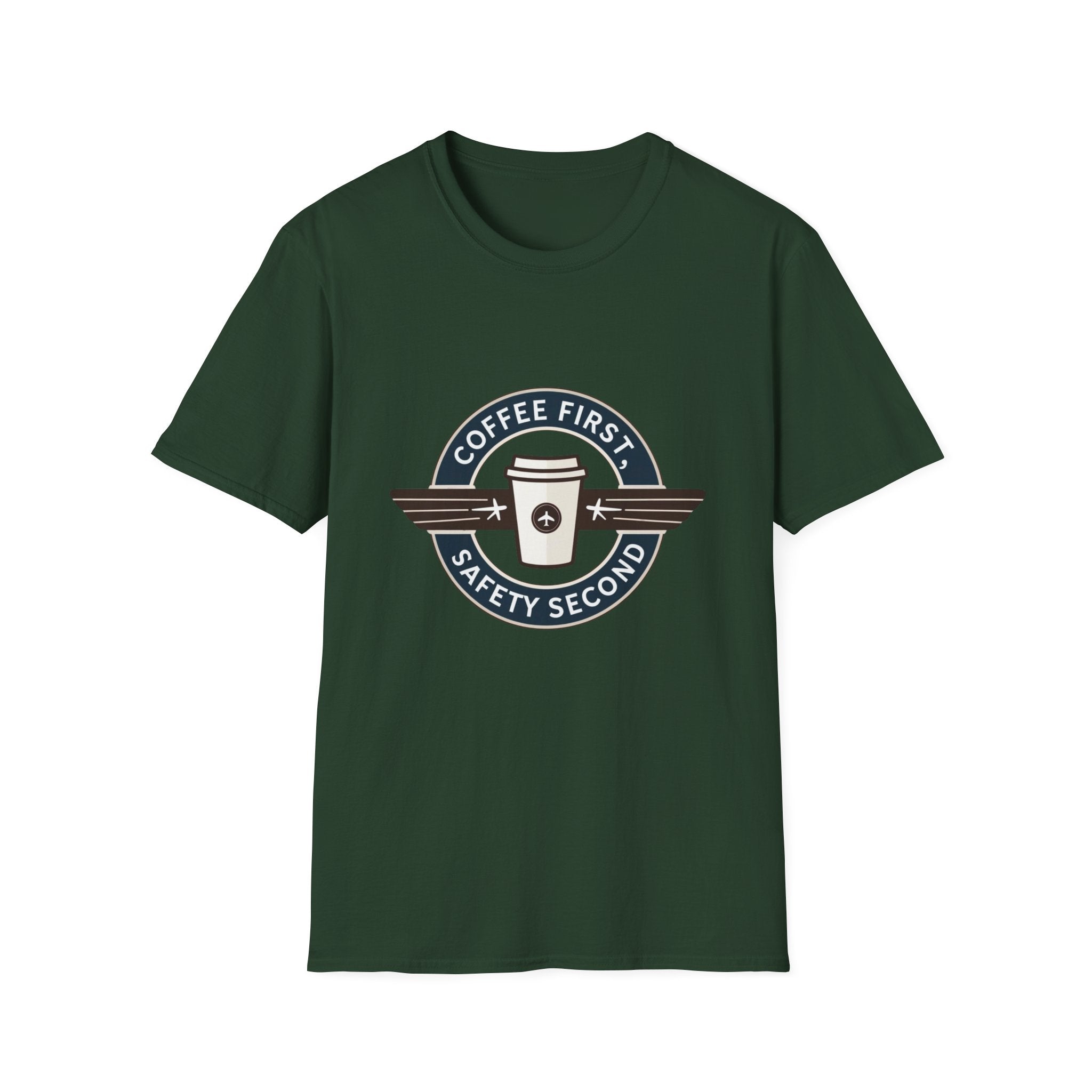T-shirt Coffee first, safety second ALPHA
