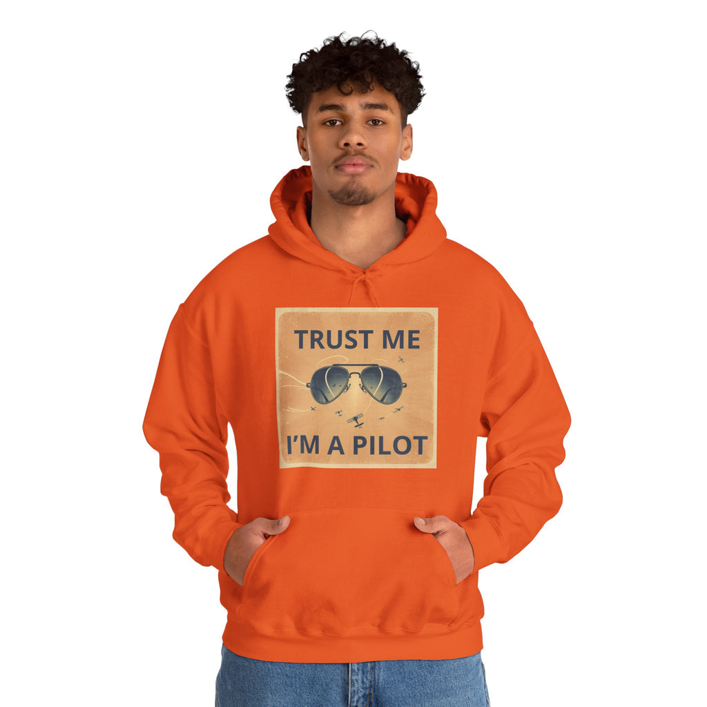 Bluza z kapturem Trust me, I'm a pilot BRAVO