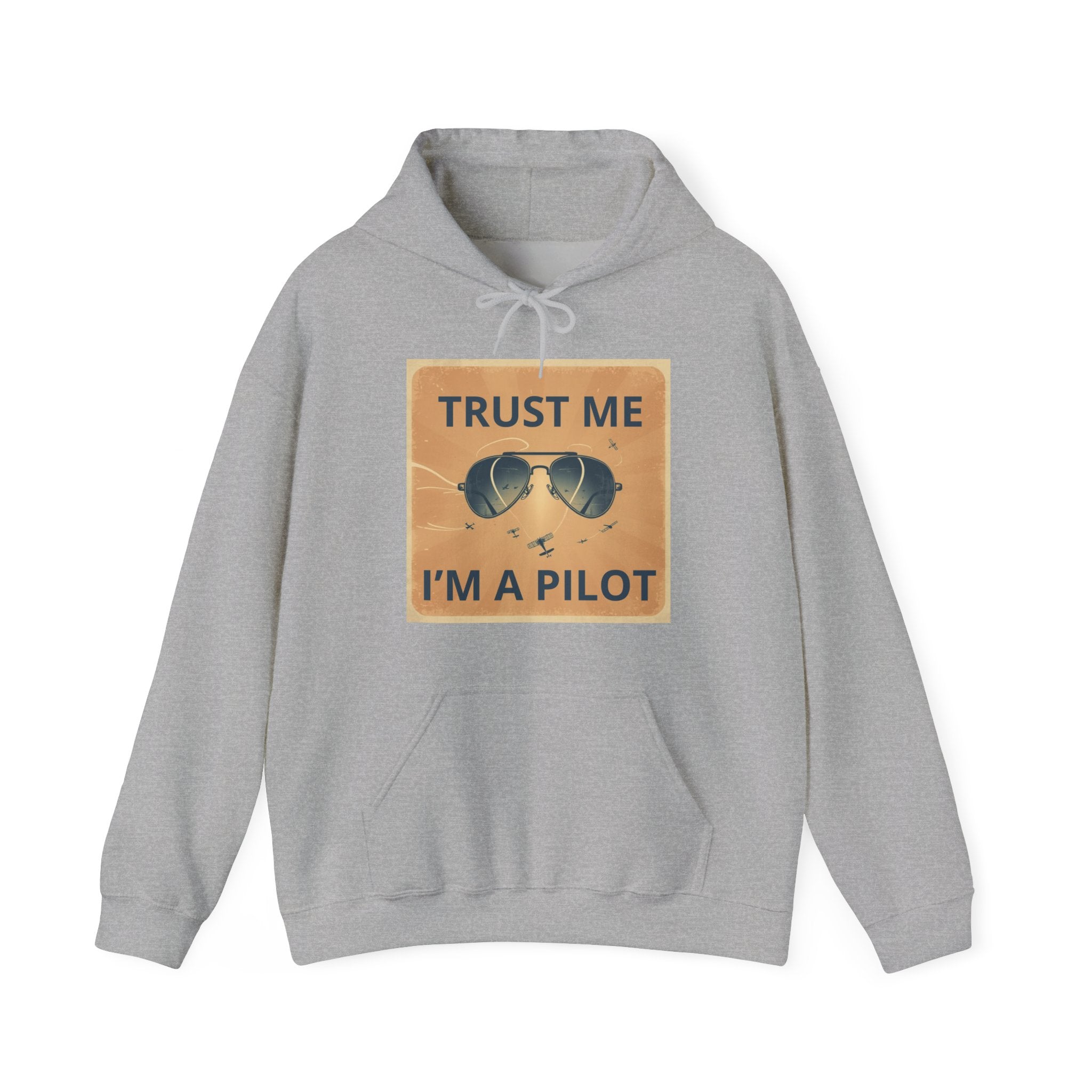 Bluza z kapturem Trust me, I'm a pilot BRAVO