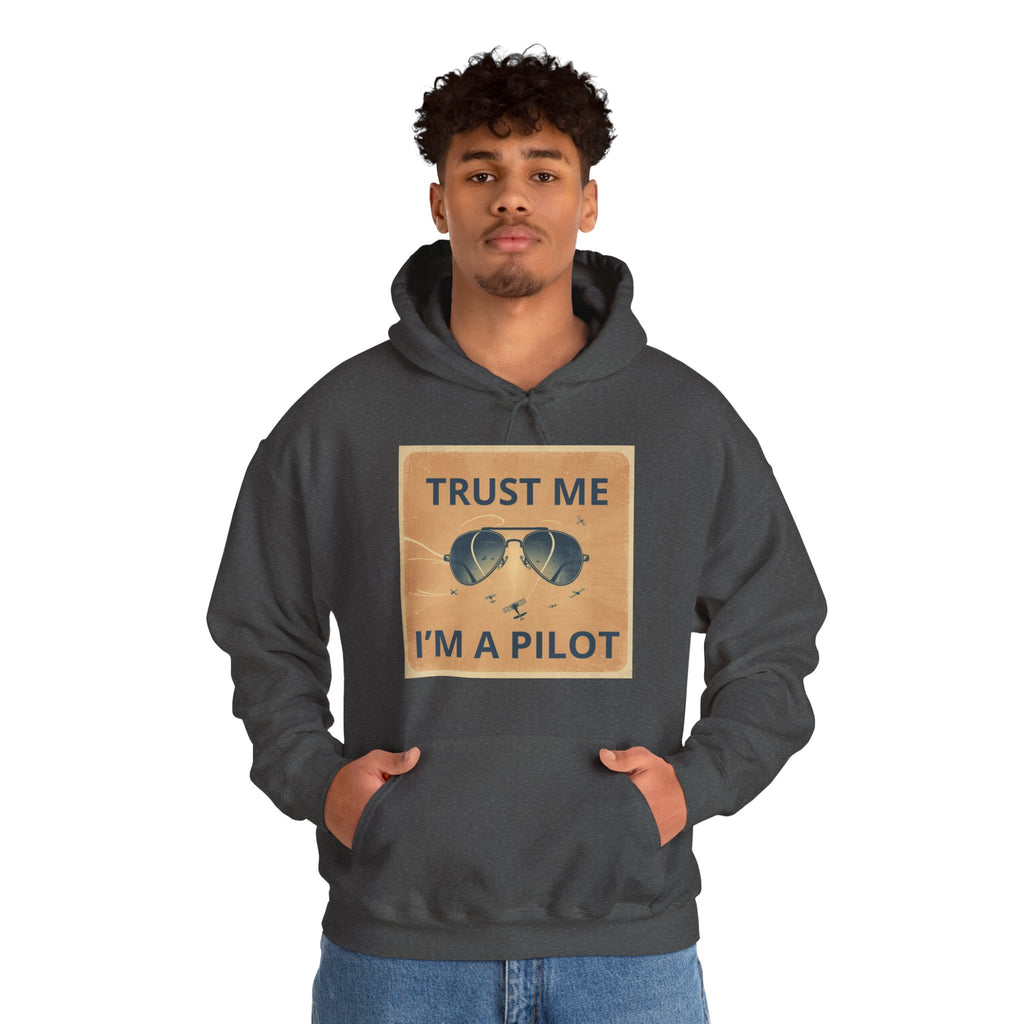 Bluza z kapturem Trust me, I'm a pilot BRAVO