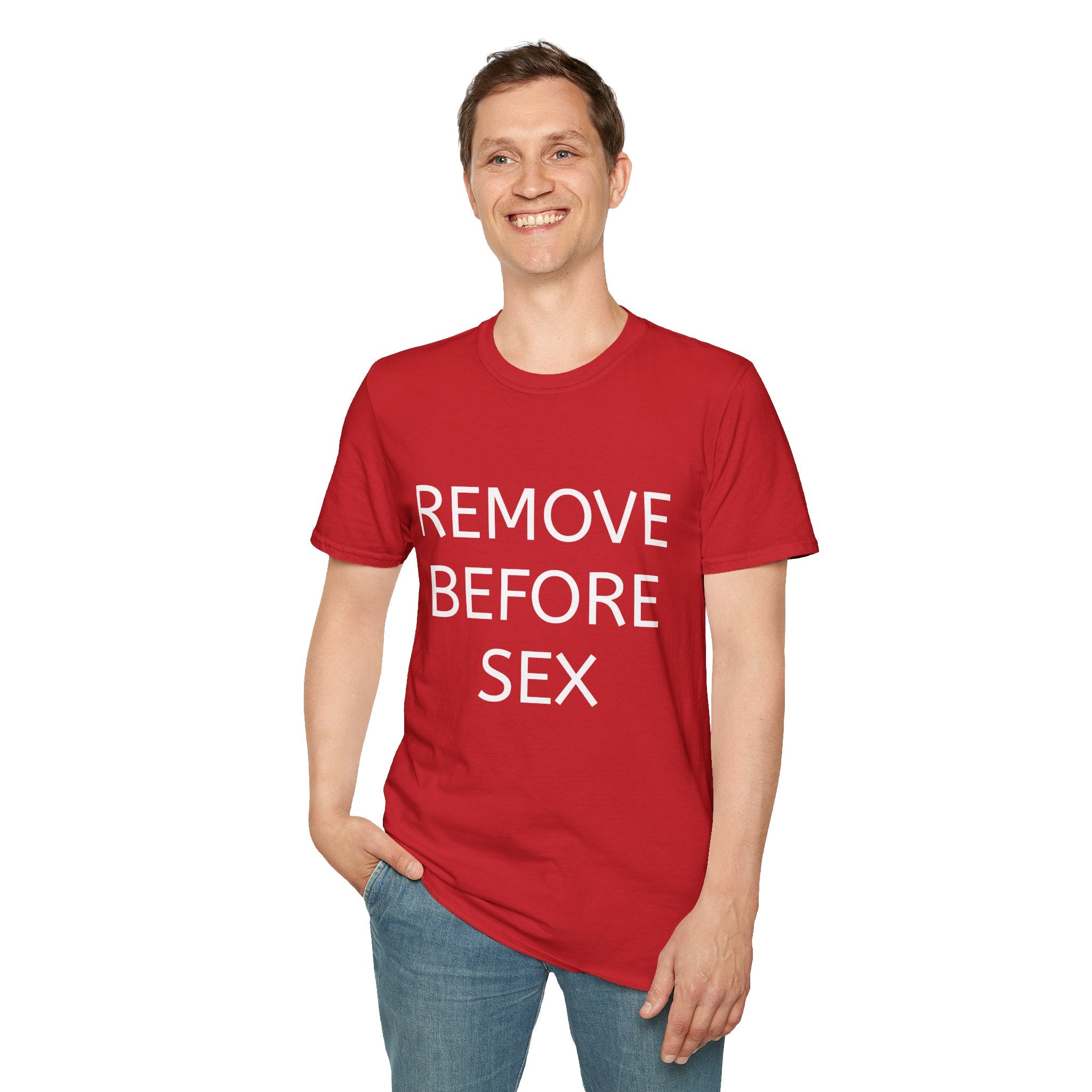 T-shirt Remove before sex