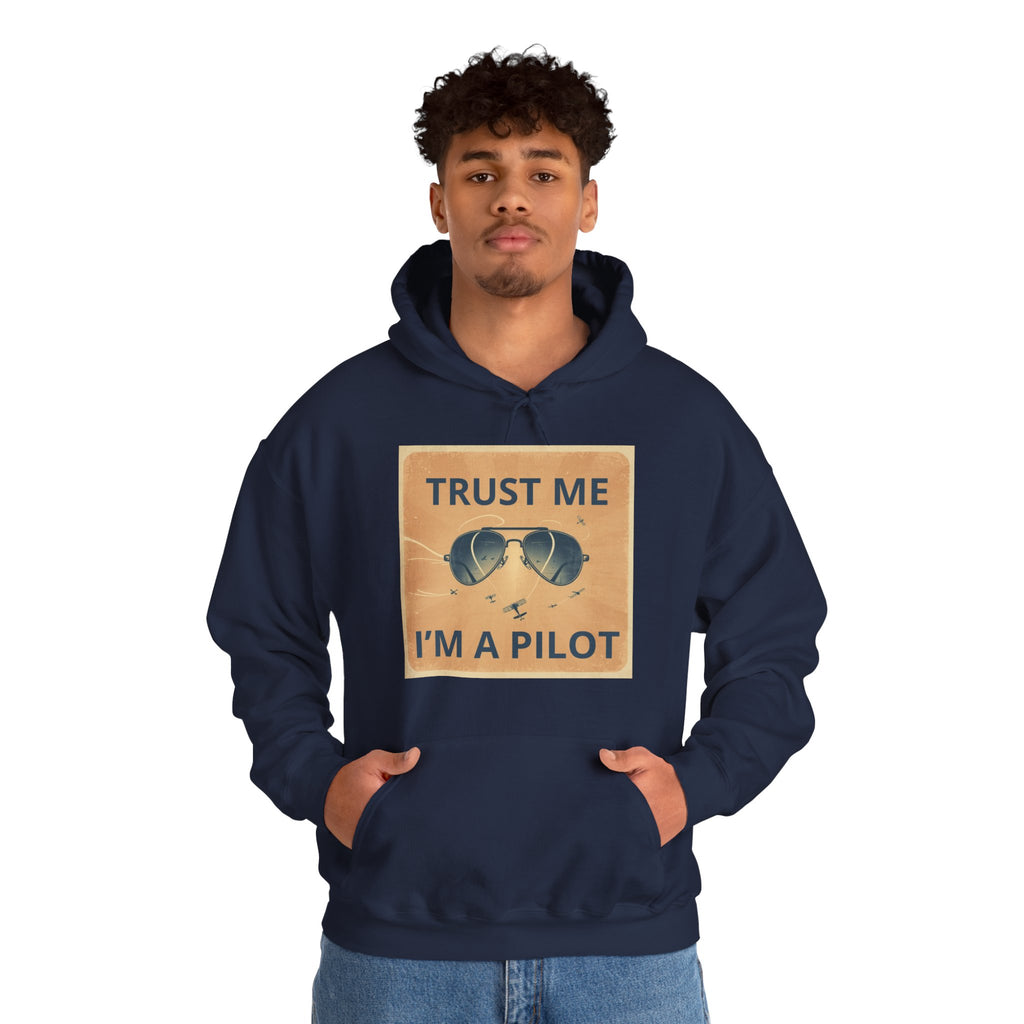 Bluza z kapturem Trust me, I'm a pilot BRAVO