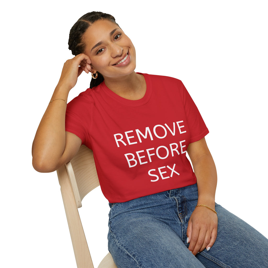 T-shirt Remove before sex