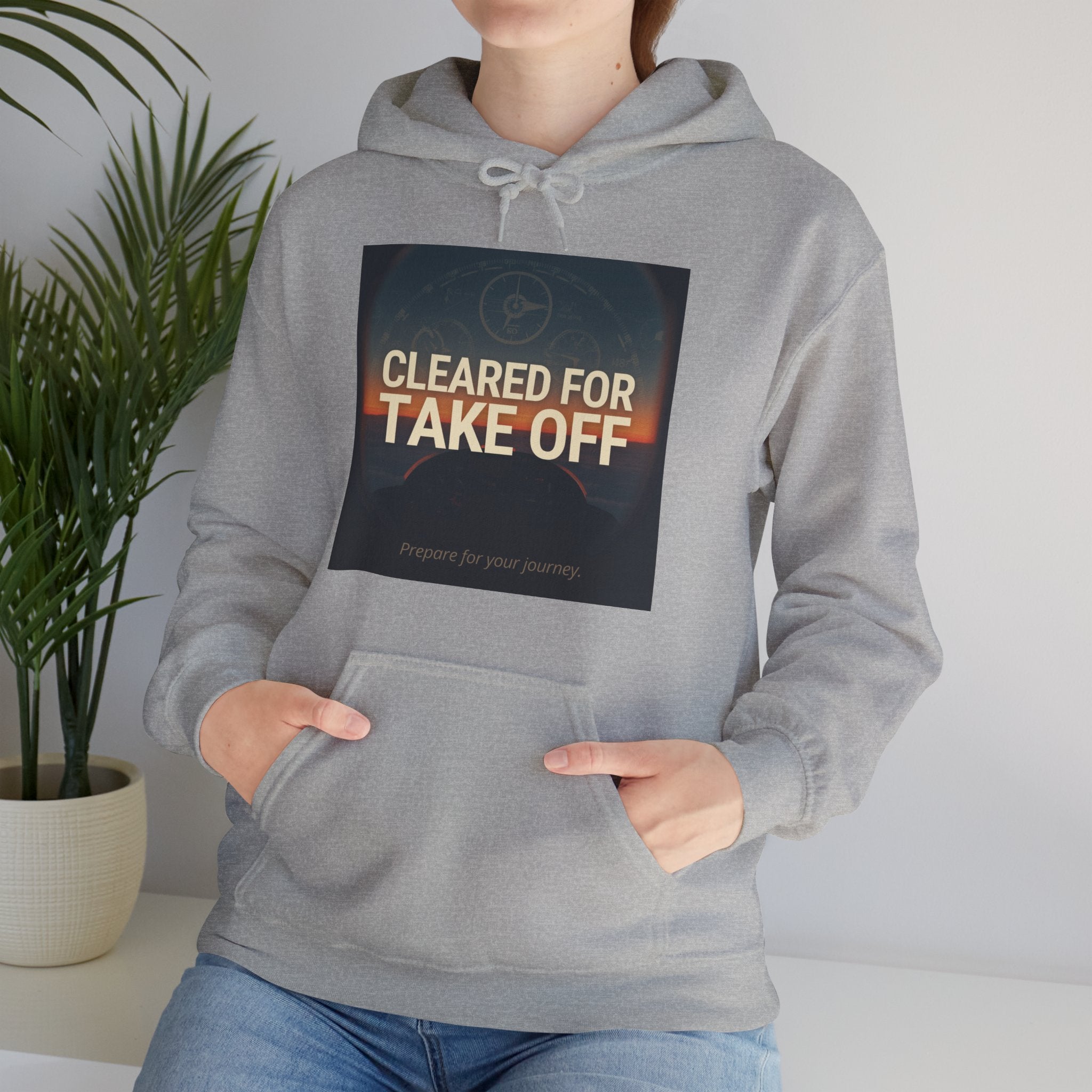 Bluza z kapturem Cleared for take off ALPHA