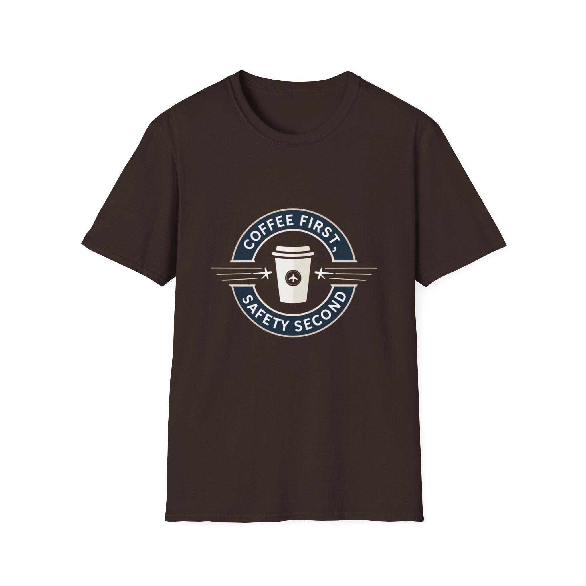 T-shirt Coffee first, safety second ALPHA