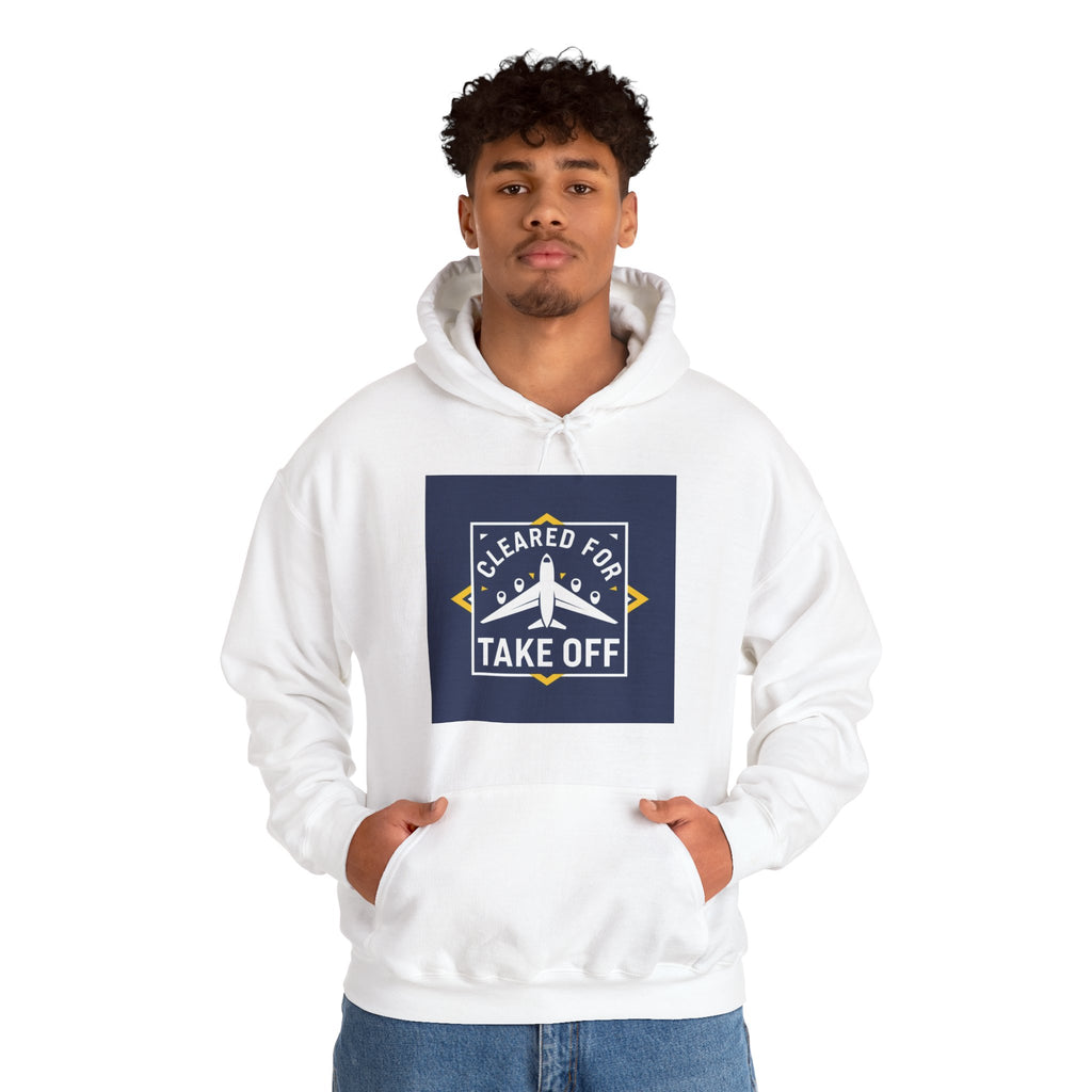 Bluza z kapturem Cleared for take off CHARLIE