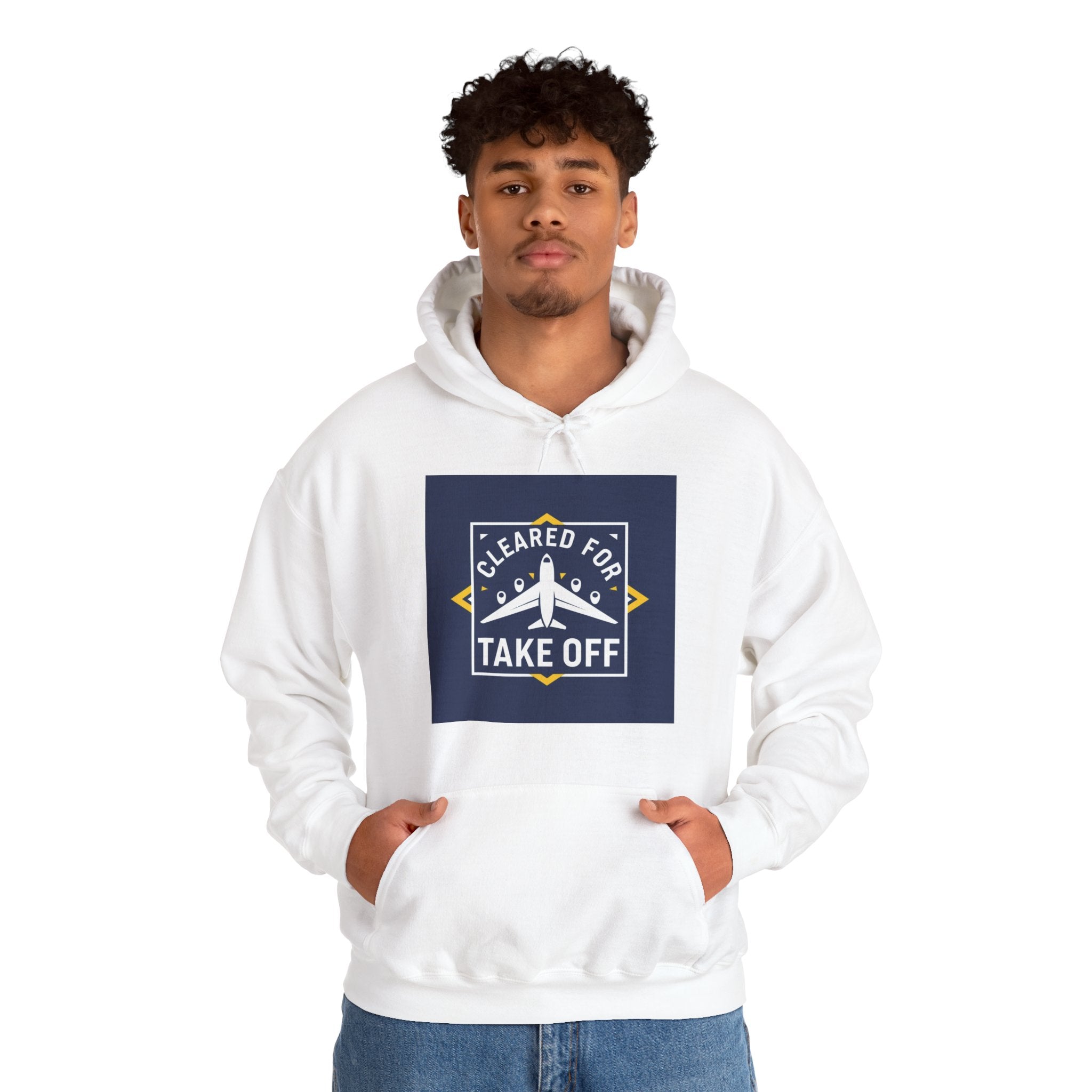 Bluza z kapturem Cleared for take off CHARLIE