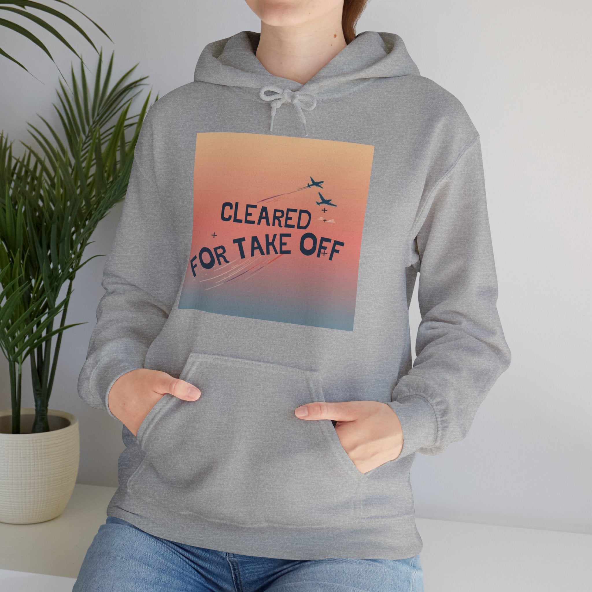 Bluza z kapturem Cleared for take off BRAVO