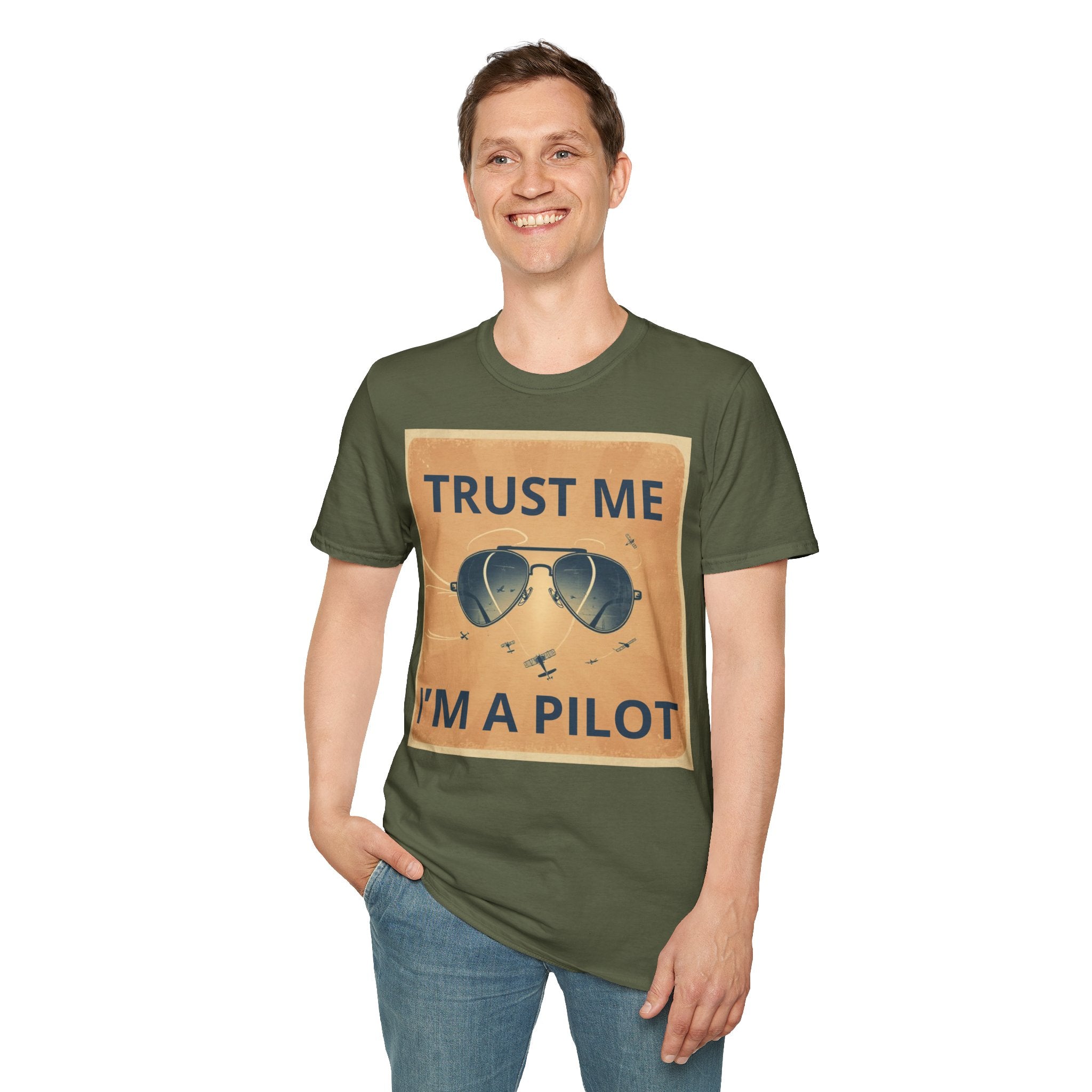 T-shirt Trust me, I'm a pilot BRAVO