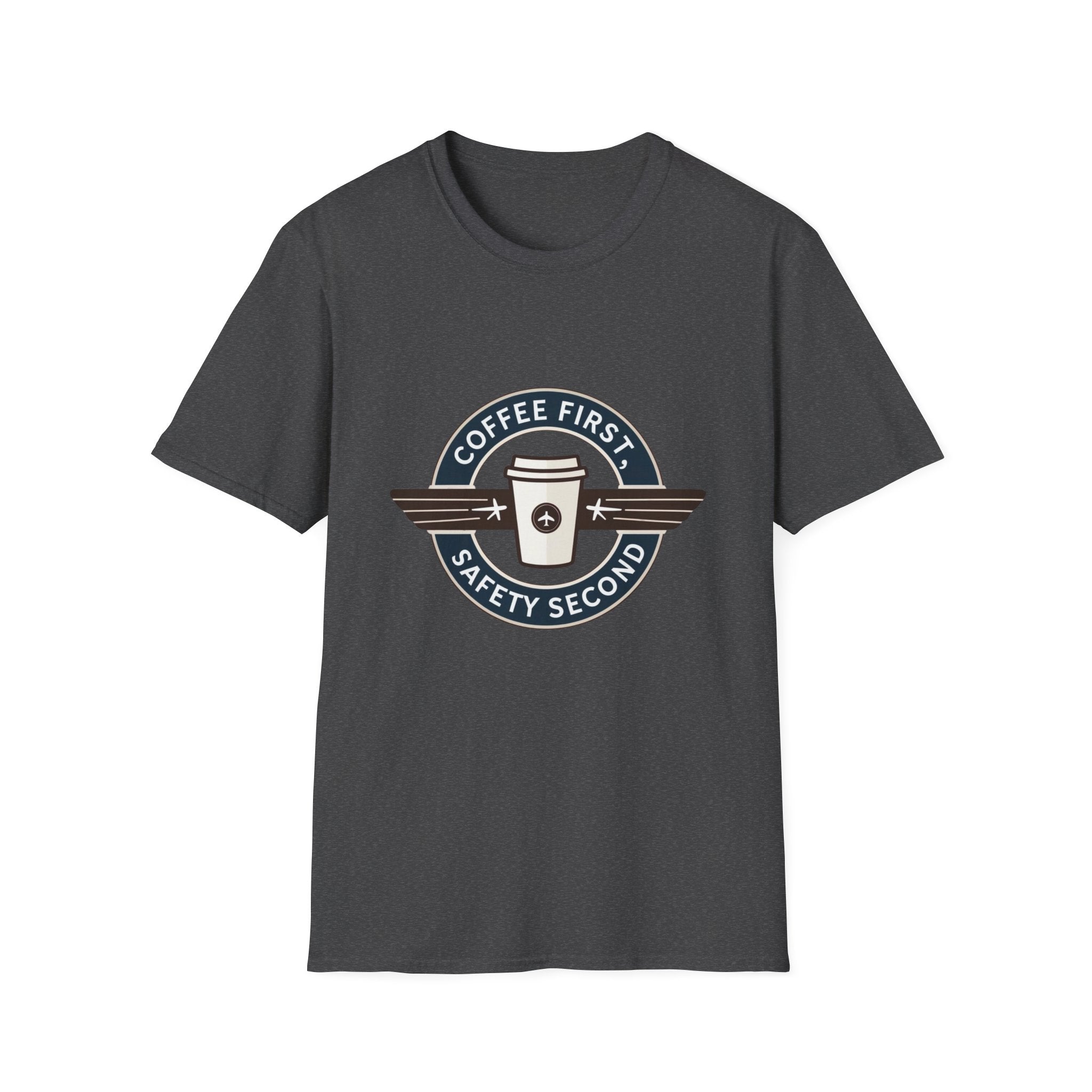 T-shirt Coffee first, safety second ALPHA