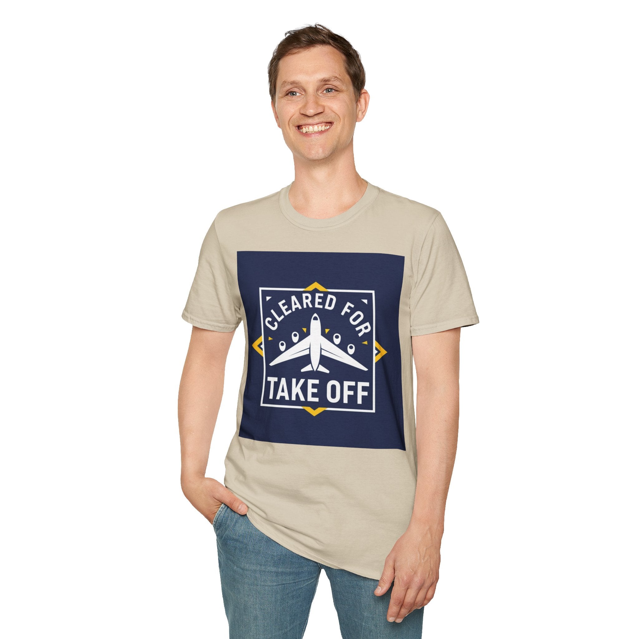 T-shirt Cleared for take off CHARLIE