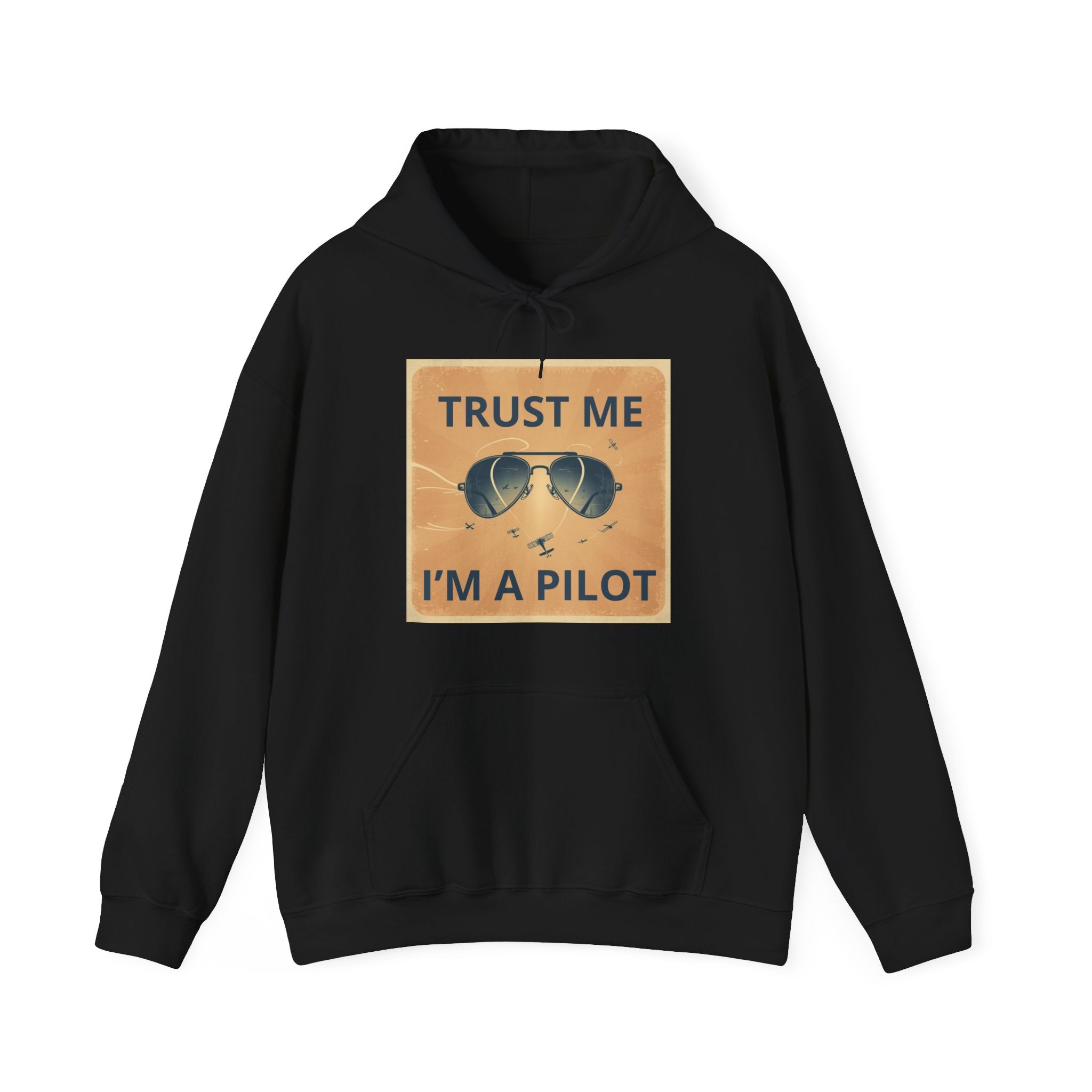 Bluza z kapturem Trust me, I'm a pilot BRAVO