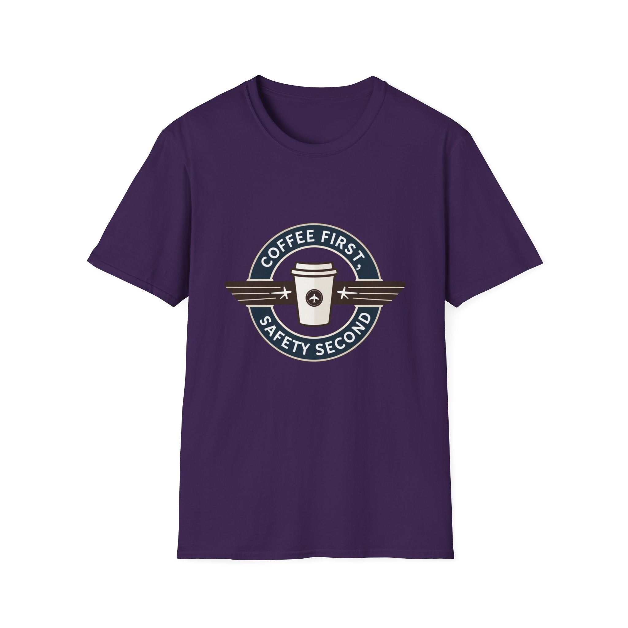 T-shirt Coffee first, safety second ALPHA