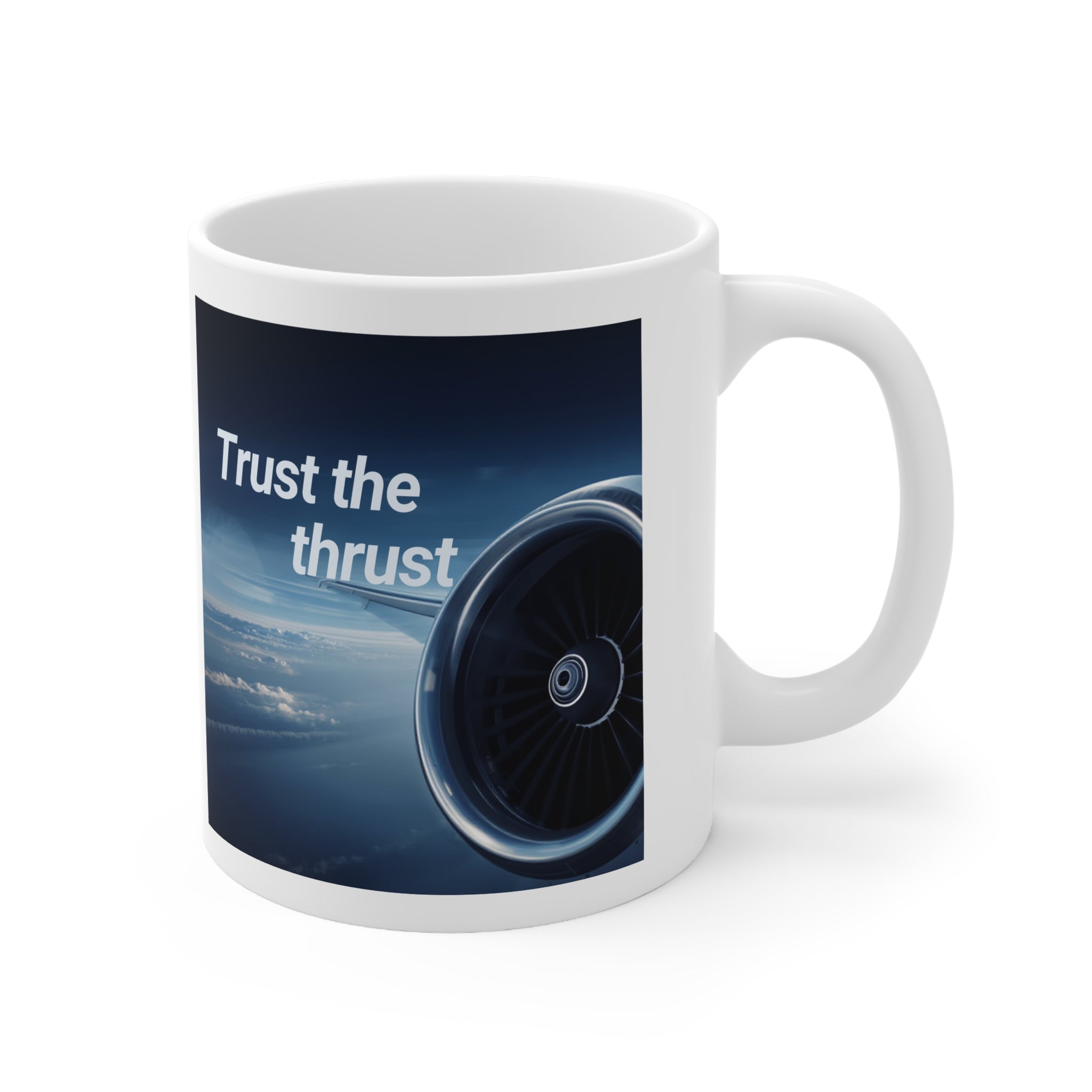 Kubek Trust the thrust BRAVO