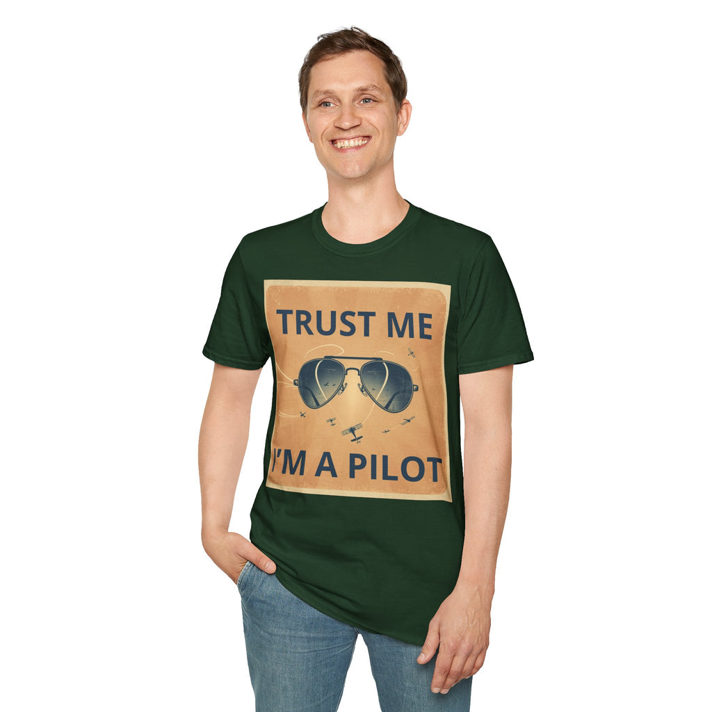 T-shirt Trust me, I'm a pilot BRAVO