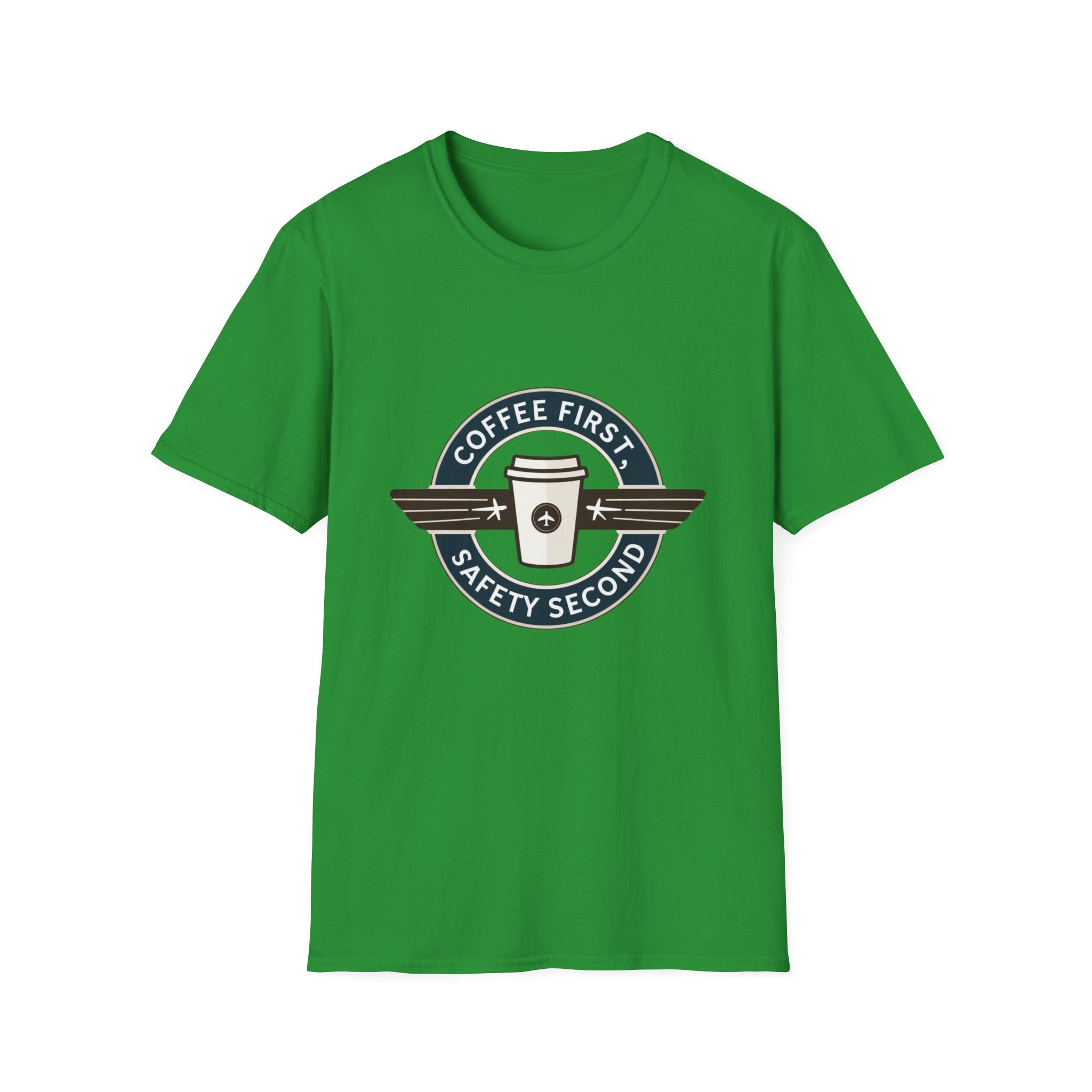 T-shirt Coffee first, safety second ALPHA