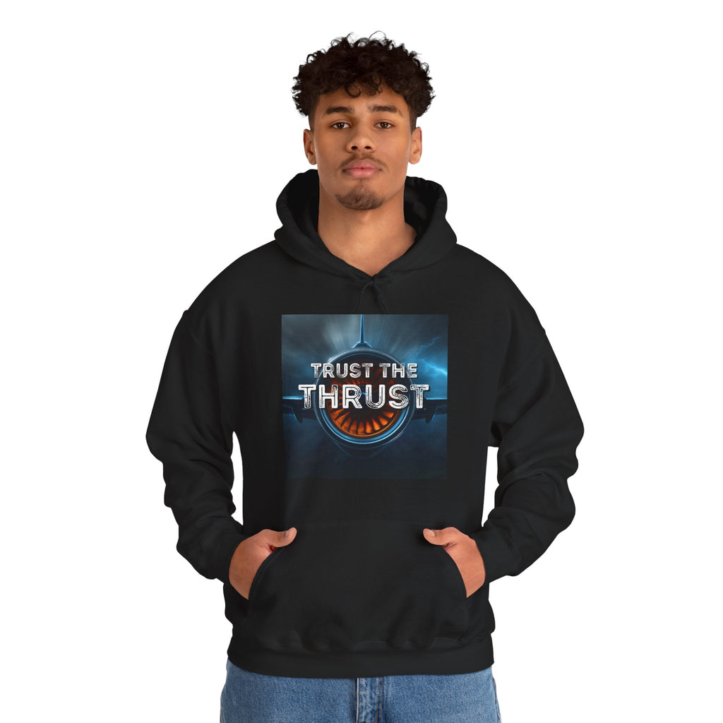 Bluza z kapturem Trust the thrust ALPHA