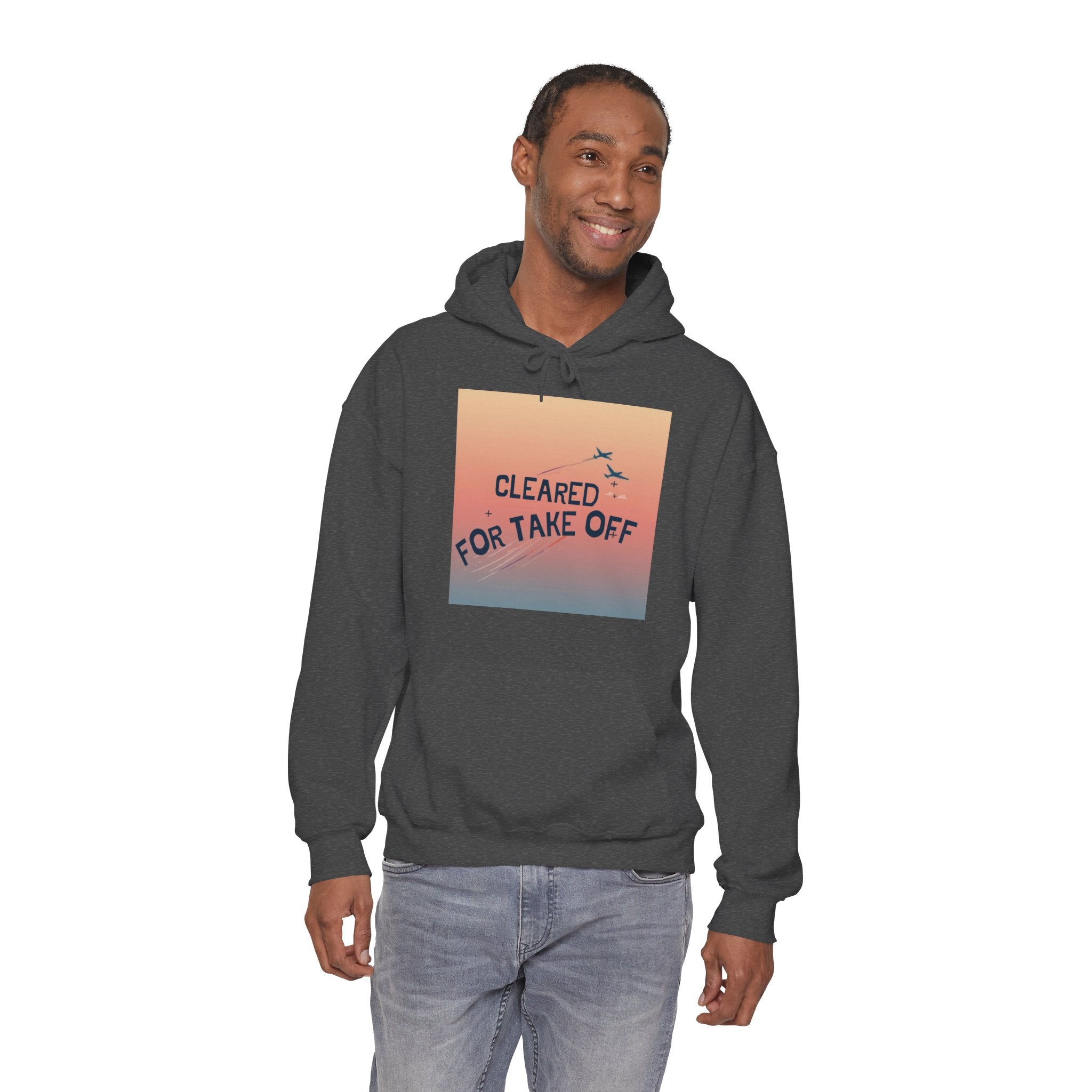 Bluza z kapturem Cleared for take off BRAVO