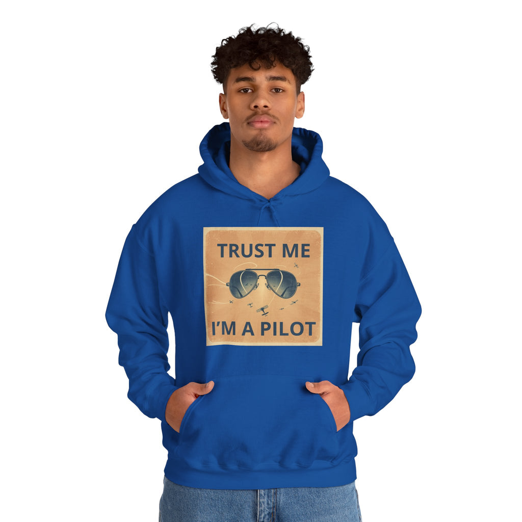 Bluza z kapturem Trust me, I'm a pilot BRAVO