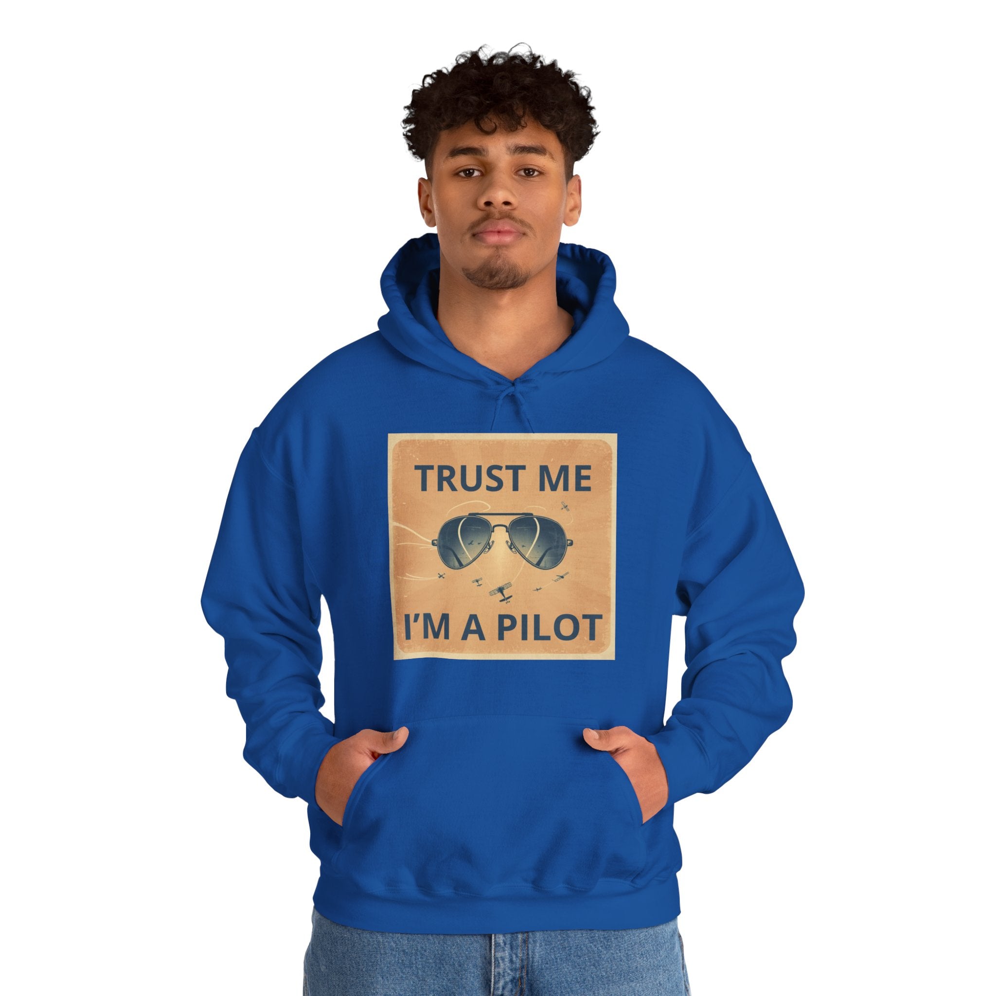 Bluza z kapturem Trust me, I'm a pilot BRAVO