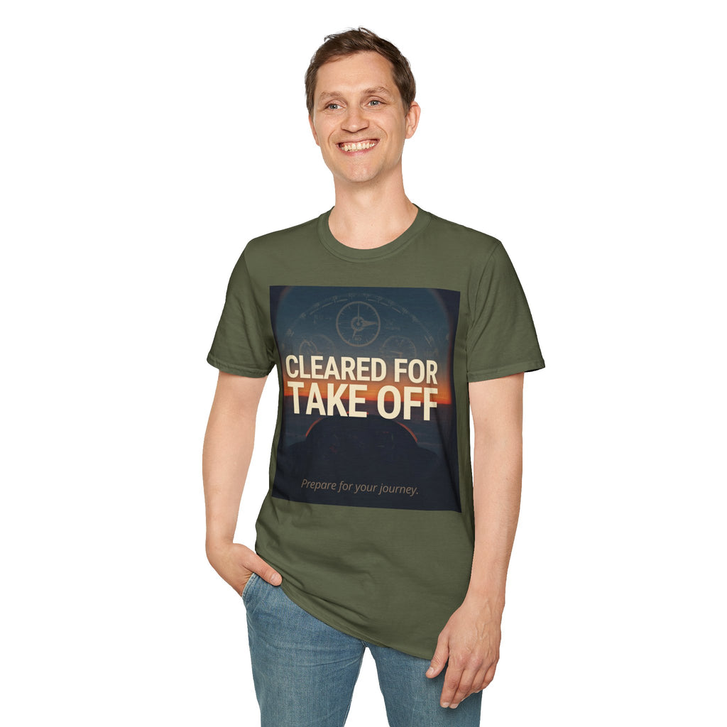 T-shirt Cleared for take off ALPHA
