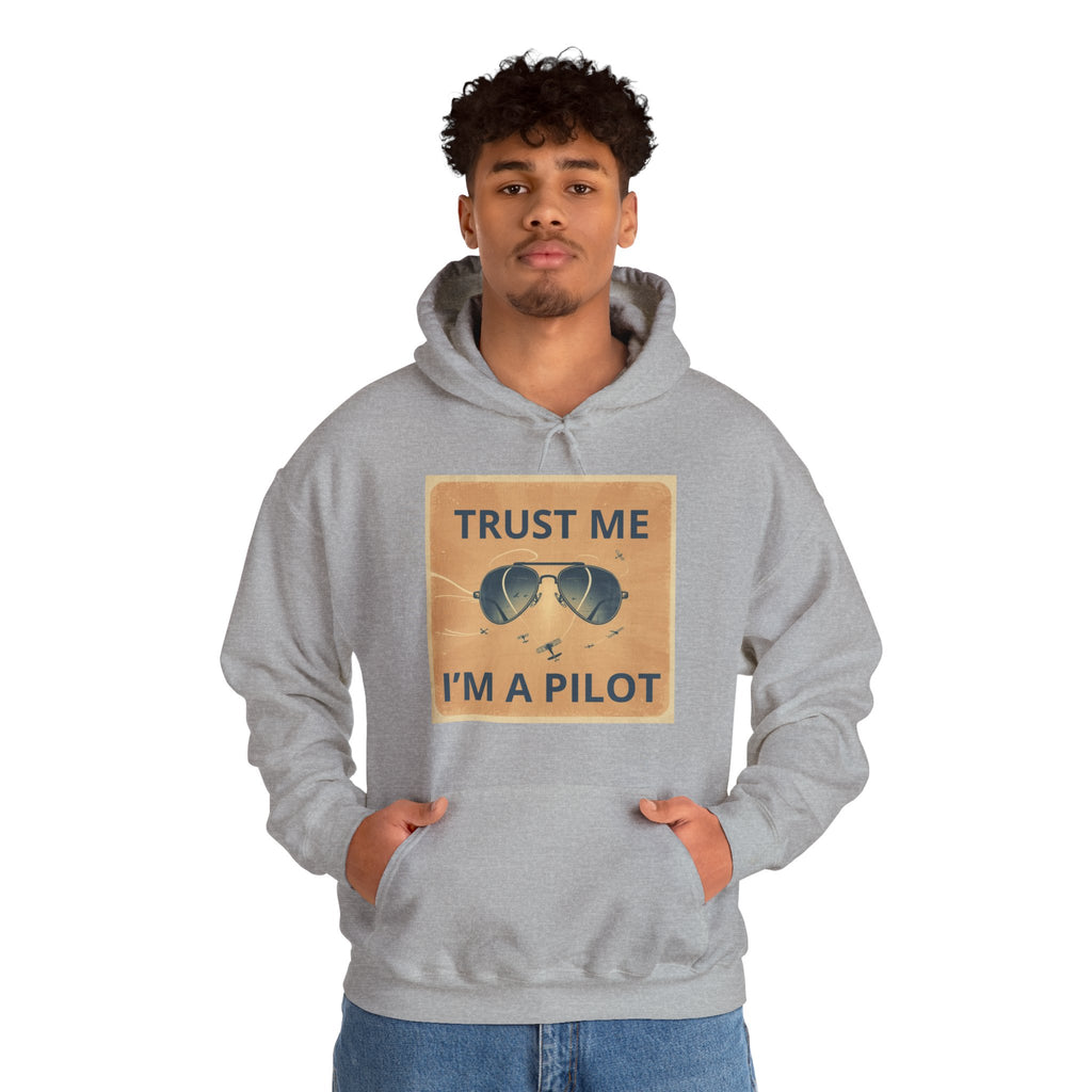 Bluza z kapturem Trust me, I'm a pilot BRAVO
