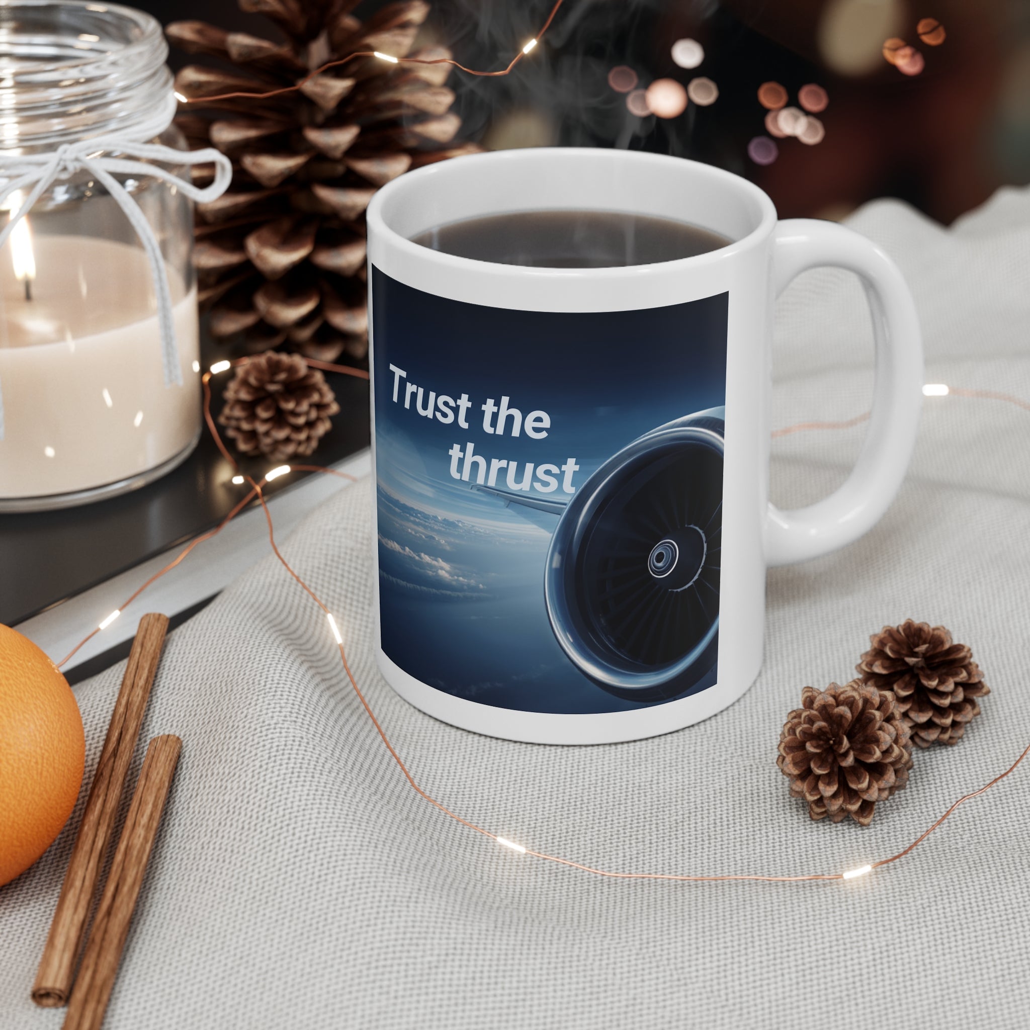 Kubek Trust the thrust BRAVO