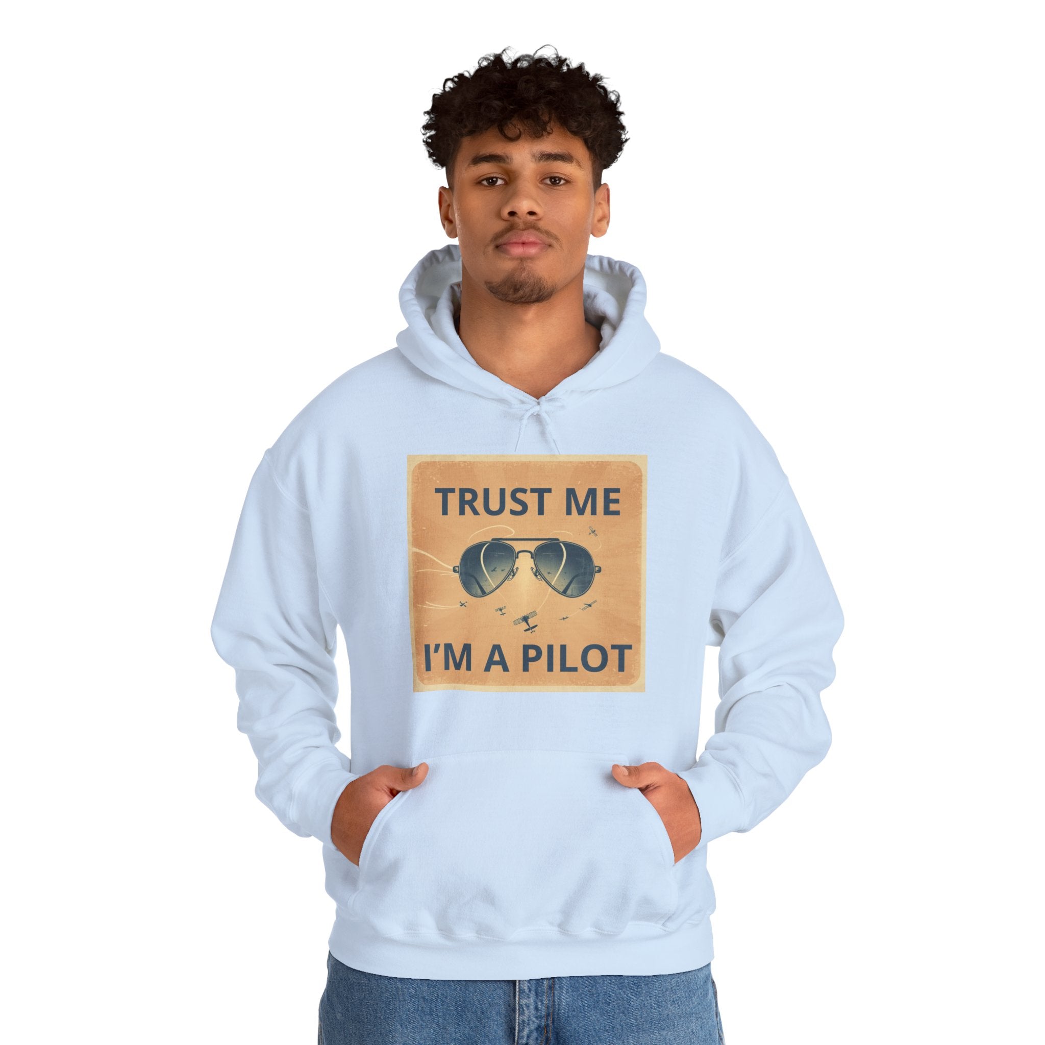 Bluza z kapturem Trust me, I'm a pilot BRAVO