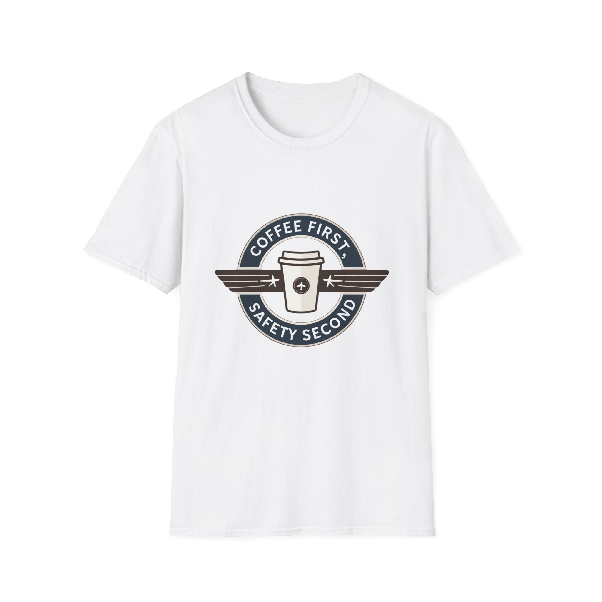 T-shirt Coffee first, safety second ALPHA