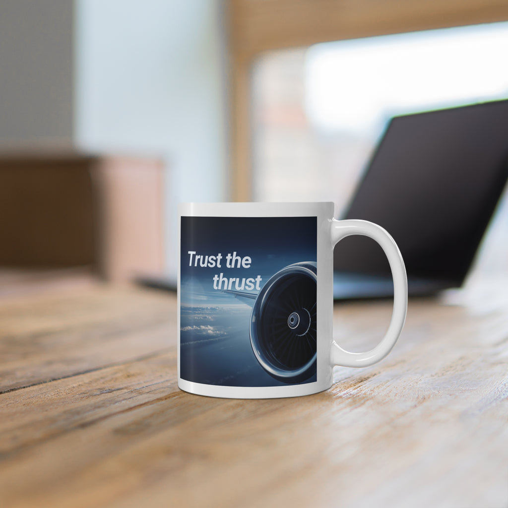 Kubek Trust the thrust BRAVO